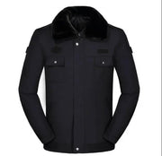 Winter Security Cotton Jacket — Thick Warm Workwear | Men's Insulated Jacket – view 7