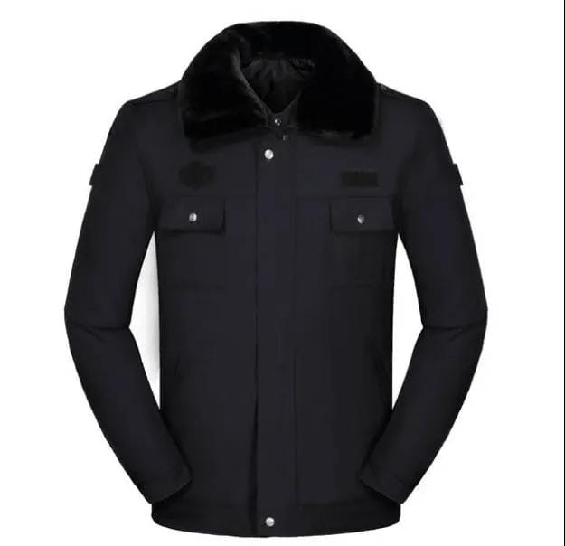 Winter Security Cotton Jacket — Thick Warm Workwear | Men's Insulated Jacket – view 7
