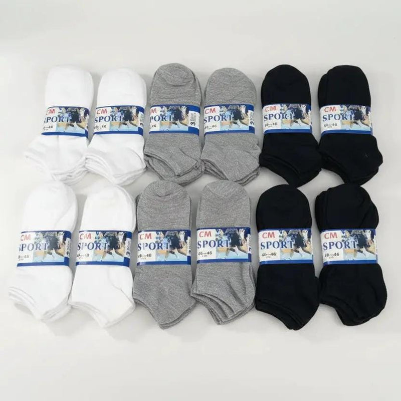 (36 Pairs) MIX colour Thin Ankle Socks M7-11/ W9-13 – view 1