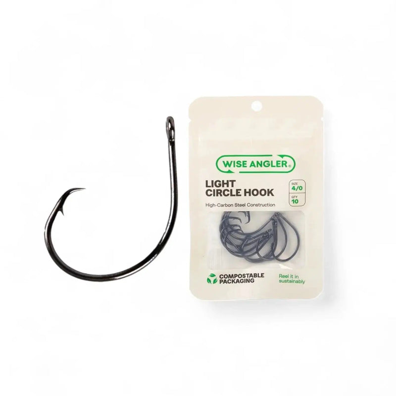 WISE ANGLER Fish hook Light Circle Hook Wise Angler Light Circle Hook For Reef Fishing