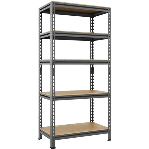 5-Tier Utility Shelves Adjustable Metal Shelving Units by Yaheetech