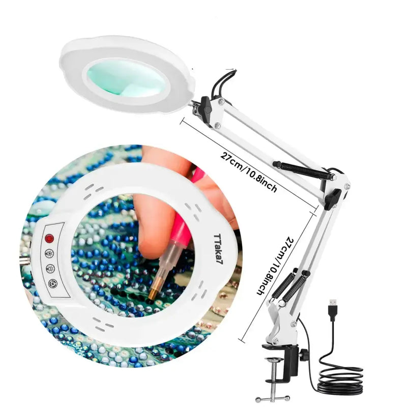 72LED 8X/10X USB Magnifying Glass with 3 Colours Light (10 different variants available) – view 21