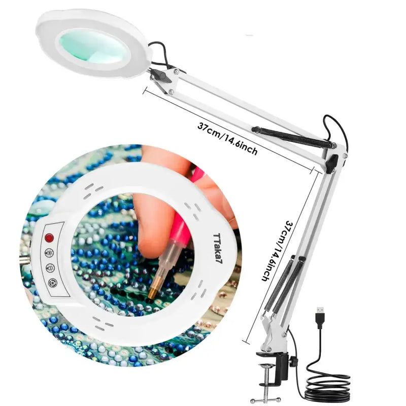 72LED 8X/10X USB Magnifying Glass with 3 Colours Light (10 different variants available) – view 22