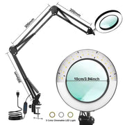 72LED 8X/10X USB Magnifying Glass with 3 Colours Light (10 different variants available) – view 9