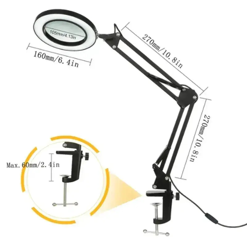 72LED 8X/10X USB Magnifying Glass with 3 Colours Light (10 different variants available) – view 13