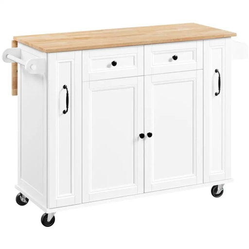 Yaheetech Kitchen Trolley with Drop-Leaf Breakfast Bar Kitchen Trolley with Drop-Leaf Breakfast Bar