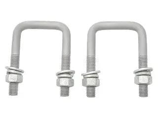 Square U Bolt M12 51mm Wide 85mm Long Pair Jockey Wheel Parts
