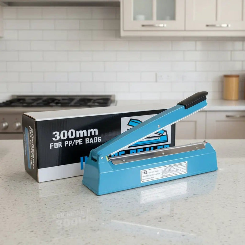 dealonline.co.nz dealonlinenz 300MM Impulse Bag Sealer Machine 300mm Impulse Bag Sealer Tabletop For Plastic Bags