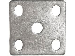 Trojan Suspension Hardware Fish Plate - Grade 350 - Galvanised - M12 x 51mm Fish Plate - Grade 350 - Galvanised - M12 x 51mm