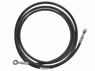 Braided Stainless Steel Teflon Hose - Banjo to Banjo - 2m