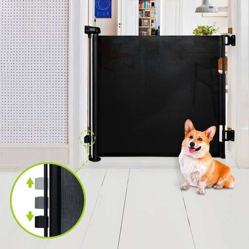Kiwi Grab Kiwi Grab Baby retractable safety gate Black Baby retractable safety gate Black