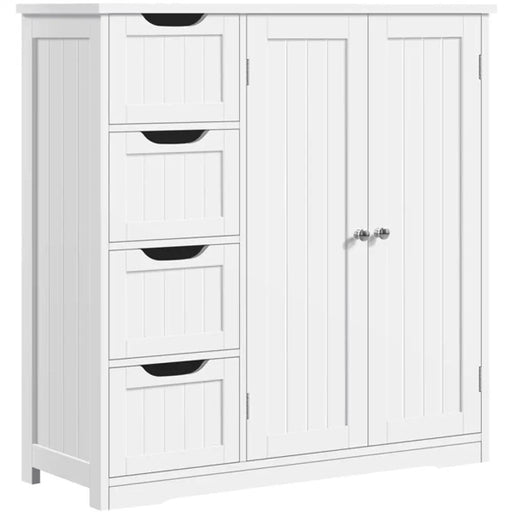 Wooden Bathroom Floor Cabinet Side Storage Organizer Cabinet – view 1