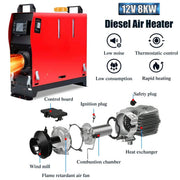 salelink.co.nz Unbranded 8KW Diesel Air Heater 8KW Diesel Air Heater | Action Outdoors NZ