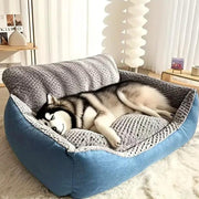 High Back Bolster Comfort Pet bed Dog Bed Super Thick Warm – view 1