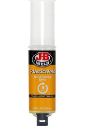 Racing Pro NZ Ltd JB Weld PlasticWeld Epoxy Adhesive Syringe Mixer 25ml - 50132 JB Weld PlasticWeld Epoxy Adhesive Syringe Mixer 25ml - 50132