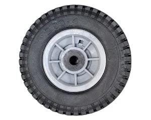 Trojan 220x70mm Early Solid Tyre Jockey Wheel Nylon Hub