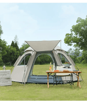 Large Hexagon Double-Layer Waterproof Camping Tent DYLF2063 by ECOTREK