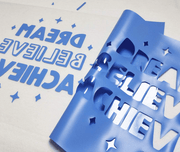 30x300cm Heat Transfer Vinyl Paper - Sky Blue – view 3