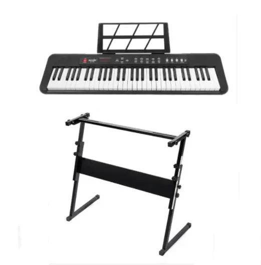 61 Electronic Keyboard Piano with Stand - 2.2cm Keyboard – view 1