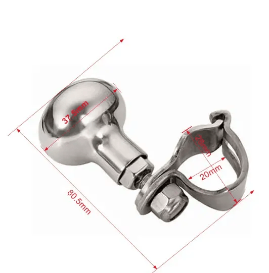Stainless Steel Boat Steering Wheel Knob – view 4