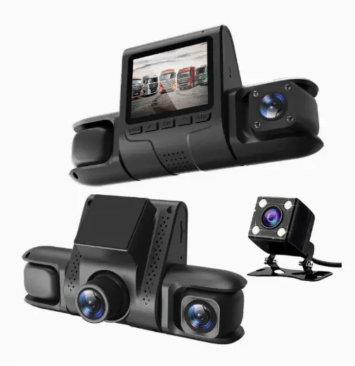 Four-record Driving Recorder Dash Cam Four Channel Video – view 1
