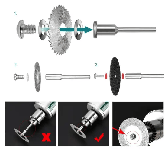 60Pcs Circular Cutting Wheel Grinding Disc Tool Set – view 2