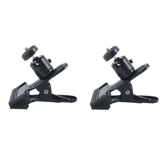 salelink.co.nz Unbranded 2PCS Spring Clamp Mount with 360-Degree Rotating Spring Clamp Mount 360 Rotating Ball Head 2 Pack