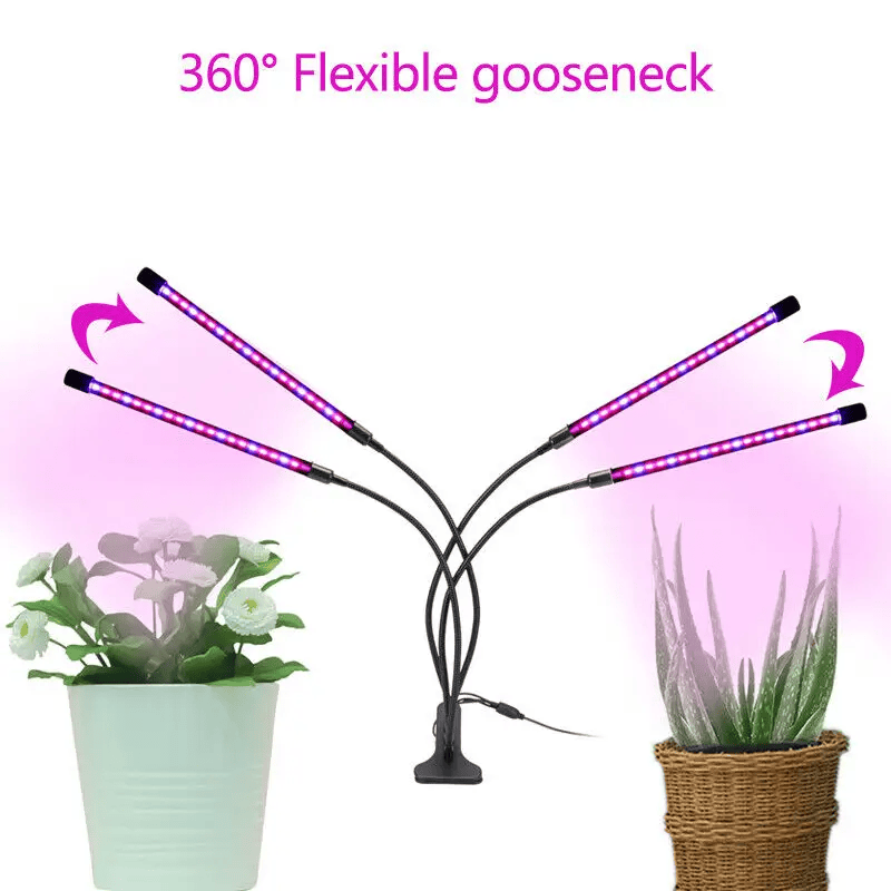 salelink.co.nz Unbranded Grow Light 4 Head LED Plant Light Grow Light 4 Head LED Plant Light | Action Outdoors NZ