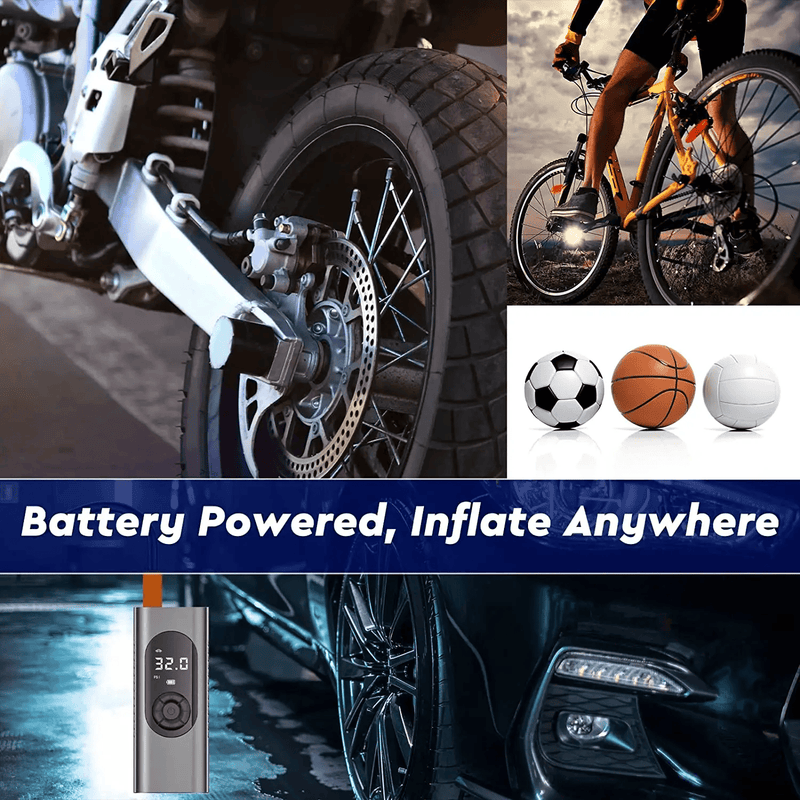 Cordless Tyre Inflator Portable Air Compressor – view 4