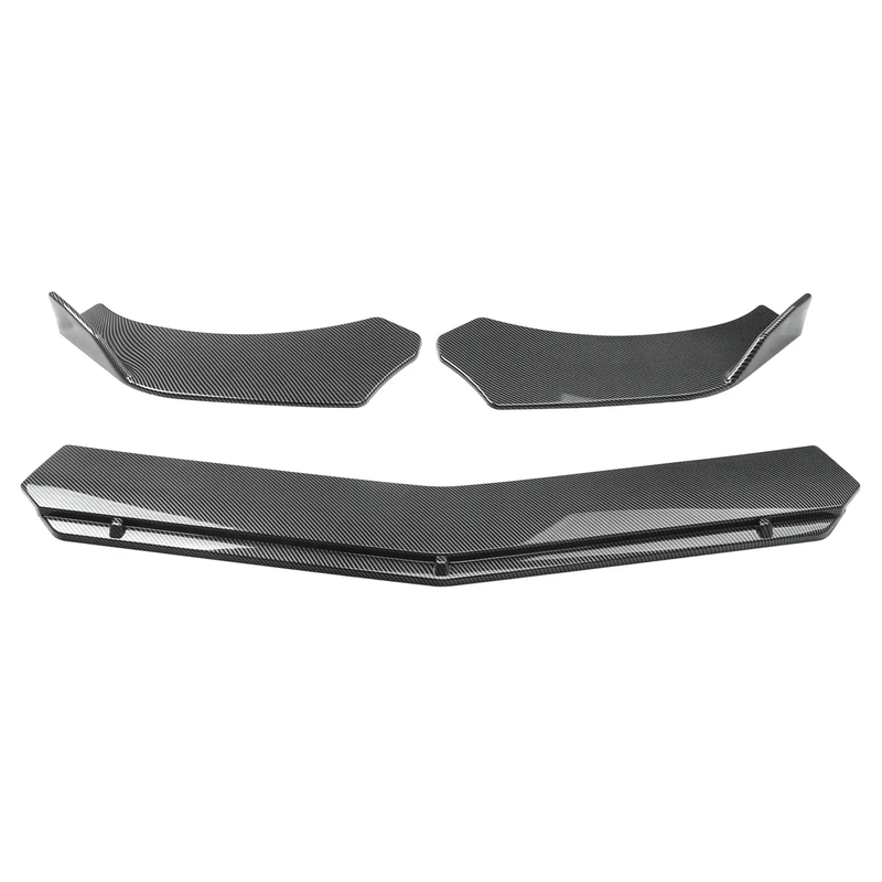 Universal Car Front Bumper Protector Lip Body Spoiler Splitter Kit – view 1