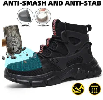 Men's High-Top Safety Shoes - Steel Toe Work Boots with Ankle Support – view 1