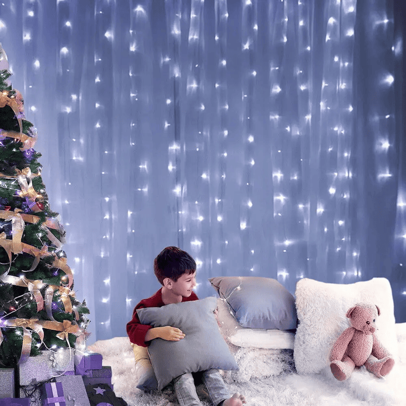 salelink.co.nz Unbranded 6x3M Curtain String Lights 6x3M Curtain String Lights | Action Outdoors NZ