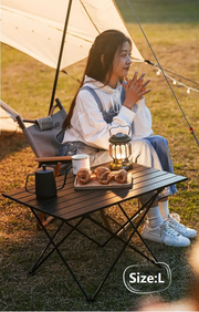 ECOTREK Outdoor Furniture Ecotrek Aluminum Alloy Roll-Up Camping Table - PRI10116 Ecotrek Aluminum Alloy Roll-Up Camping Table - PRI10116
