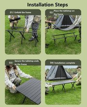 ECOTREK Table Portable Outdoor Folding Table – Egg Roll Style, 120cm LFRD5648 Portable Outdoor Folding Table – Egg Roll Style, 120cm LFRD5648