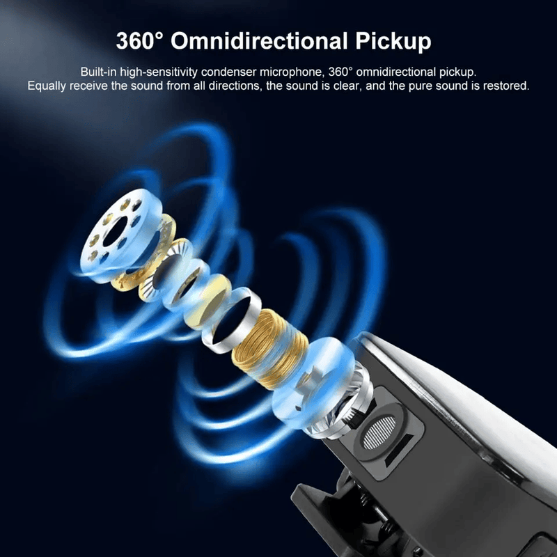 salelink.co.nz Unbranded Wireless Lavalier Microphone (LM1753) Wireless Lavalier Microphone (LM1753) | Action Outdoors NZ