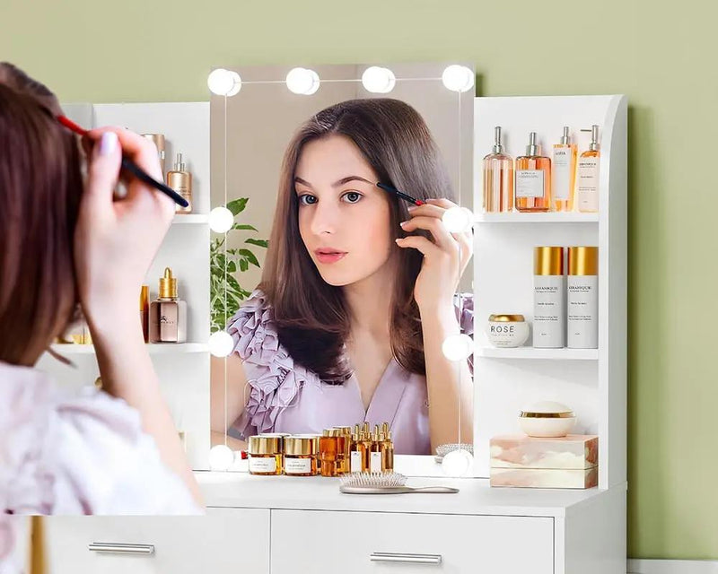 The Shopsite Home-living Dressing Table With Mirror Dressing Table With Mirror
