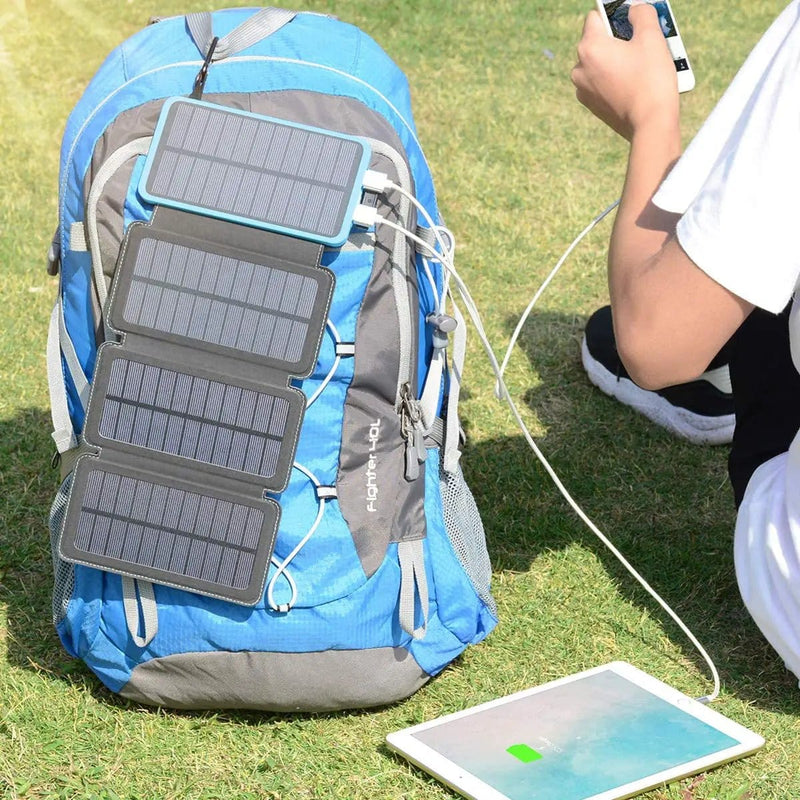salelink.co.nz Unbranded Solar Power Bank with 4 Panels 25000mAh Solar Power Bank with 4 Panels 25000mAh | Action Outdoors NZ