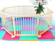 Kiwi Grab Kiwi Grab 8PC WOODEN BABY PLAYPEN 8PC WOODEN BABY PLAYPEN