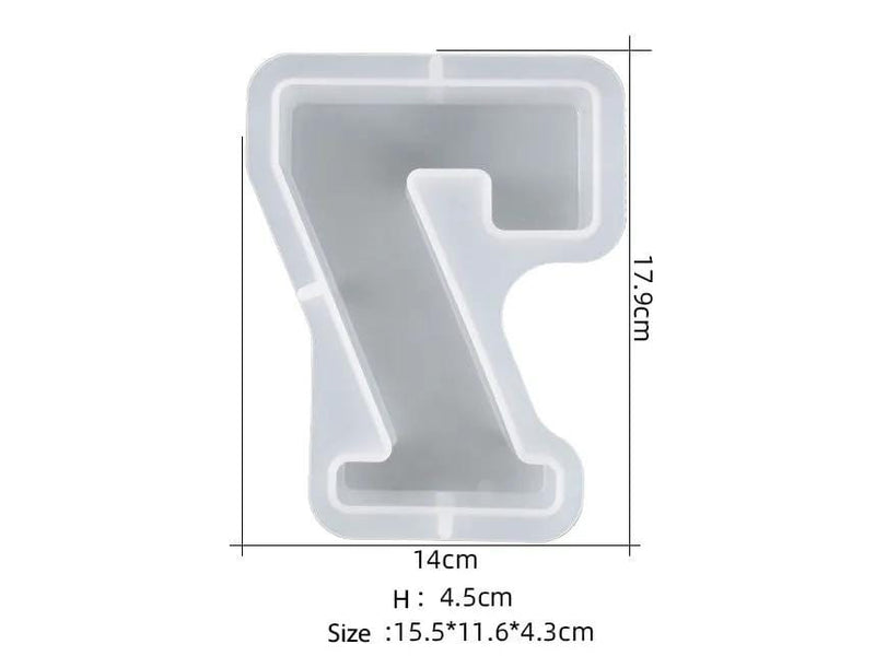Resin Art NZ Moulds Number Moulds - Individual - Super Large Number Moulds - Individual - Super Large | NZ