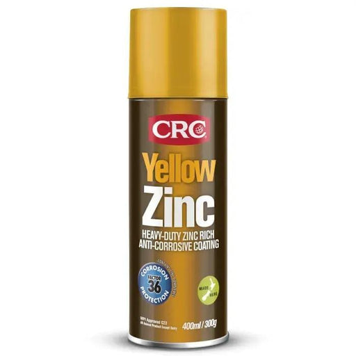 Wholesale CRC Yellow Zinc 400ml - Zinc Spray Paint (Pack of 6)