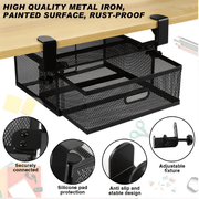 salelink.co.nz Unbranded Metal Under Desk Drawer Organizer Metal Under Desk Drawer Organizer | Action Outdoors NZ