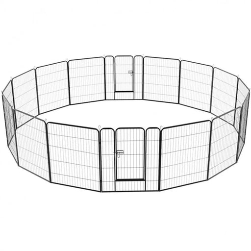 Yaheetech 16 Panels Heavy Duty Dog Pen 10.8 Merters Long 16 Panels Heavy Duty Dog Pen 10.8 Merters Long