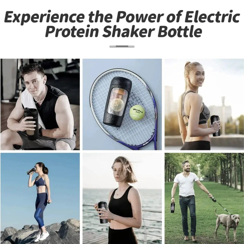 China Dropship Blends Electric Portable Whey Protein Shaker Bottle For Smooth Blends Electric Portable Whey Protein Shaker Bottle