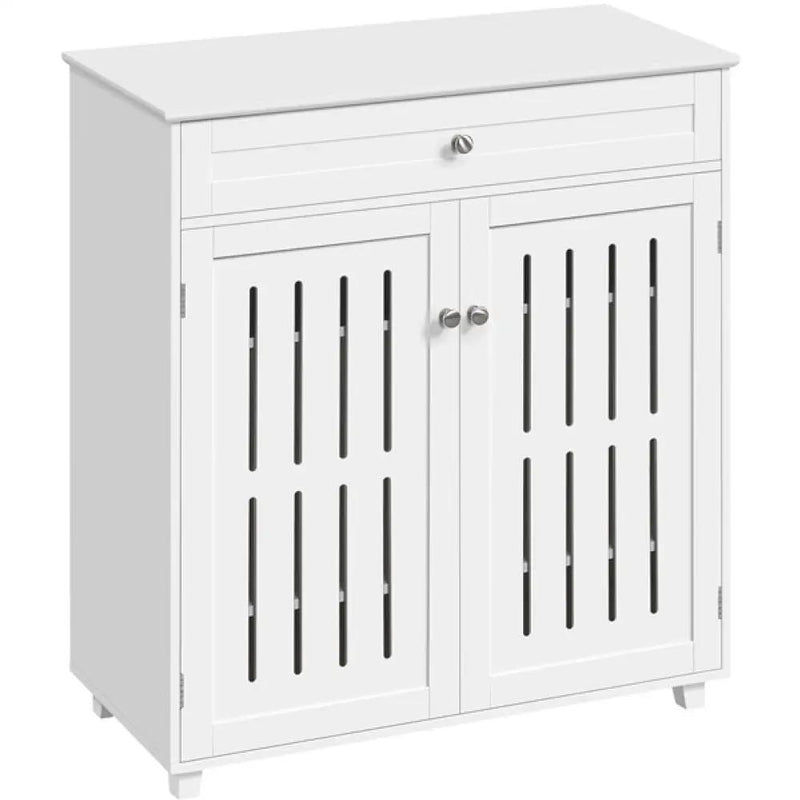 4 Tier Shoe Storage Cabinet 1 Drawer Closed Adjustable Shoes Rack – view 1