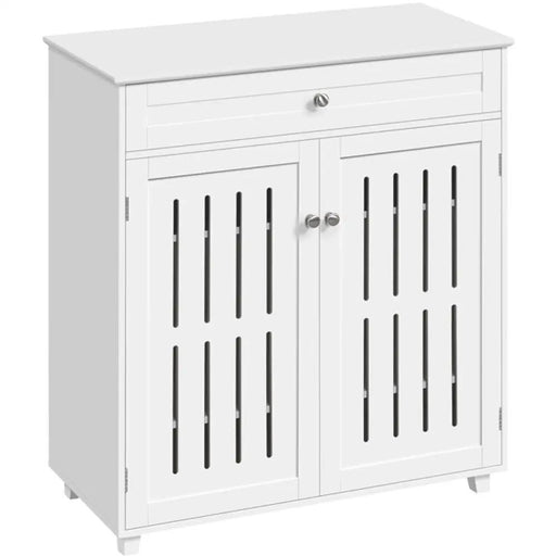 4 Tier Shoe Storage Cabinet 1 Drawer Closed Adjustable Shoes Rack – view 1