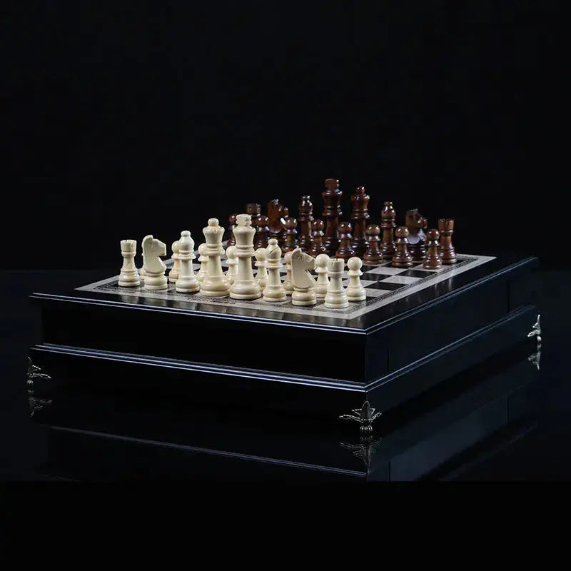 China Dropship Ornament Wooden Chess Ornament Set For Decoration Teaching And Competition Wooden Chess Ornament Set For Decoration And Teaching