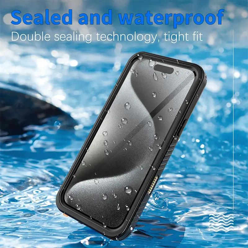 salelink.co.nz Unbranded iPhone 16 Pro Max Waterproof Case iPhone 16 Pro Max Waterproof Case | Action Outdoors NZ