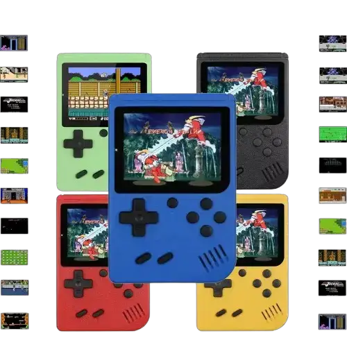 8-Bit Mini Handheld Game Console – 500 Games (5 colours available) – view 2