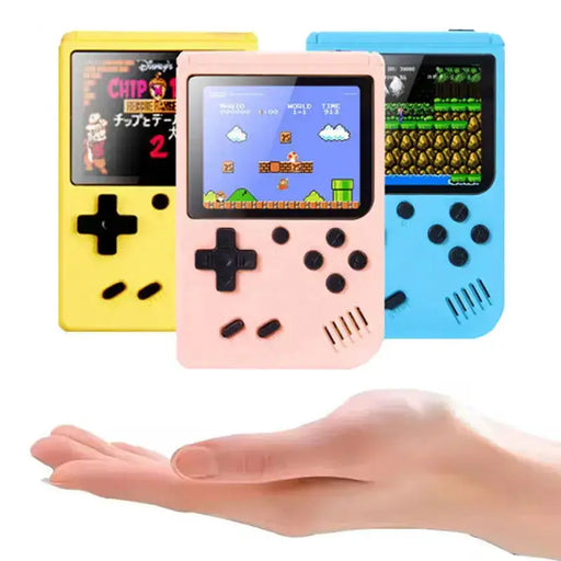 8-Bit Mini Handheld Game Console – 500 Games (5 colours available) – view 2