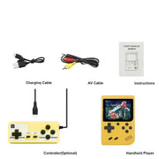 8-Bit Mini Handheld Game Console – 500 Games (5 colours available) – view 8